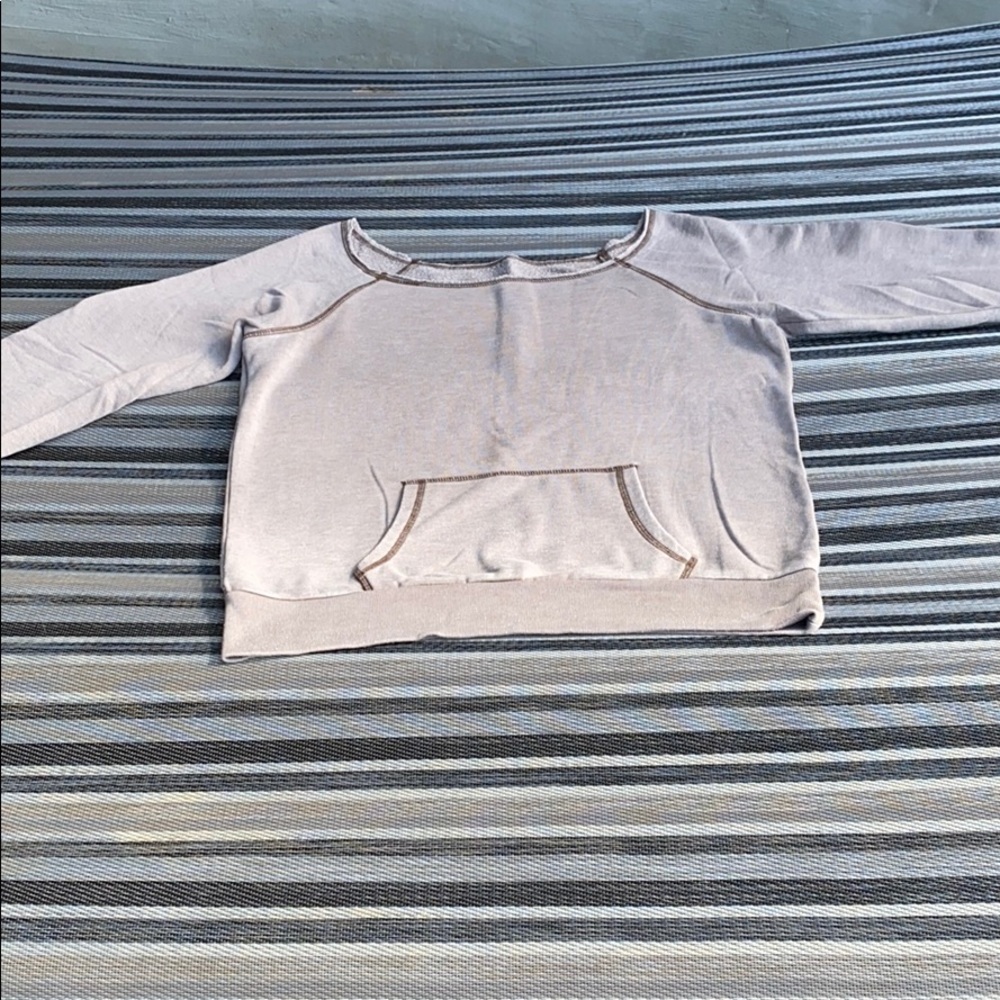 Victoria’s Secret tan sweatshirt